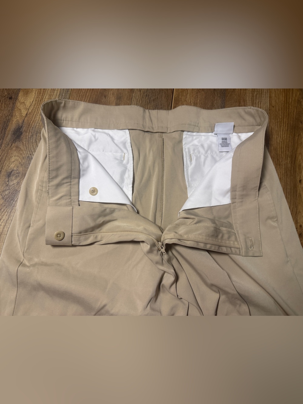 Slazenger Mens Beige Golf Shorts Size W38 Khaki Performance - Picture 6 of 9